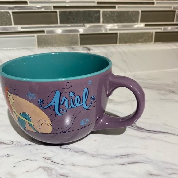 Disney The Little Mermaid Ariel mug wide mouth coffee soup mug 24 OZ - Picture 8 of 11
